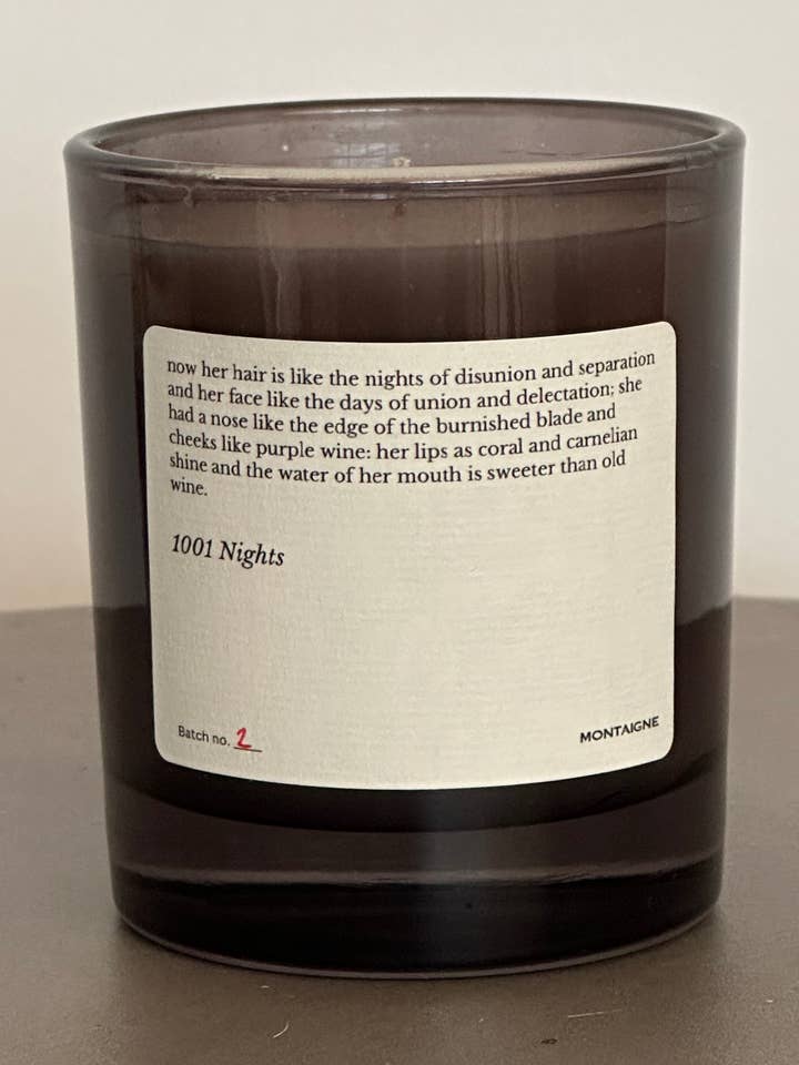 1001 NUITS - BOUGIE EN OUD PUR pour la vente par MONTAIGNE
