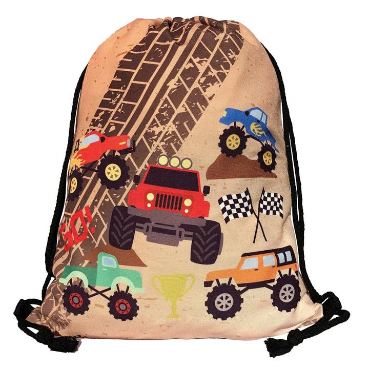HECKBO - Wholesale Backpack - Kids - Monster Truck Children's Gym Bag