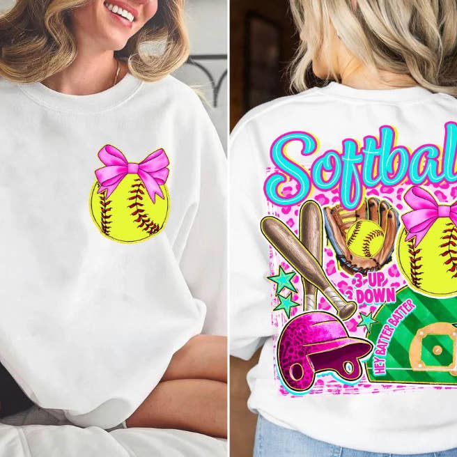 Maglietta a maniche corte Preppy Softball Diamond per la vendita all'ingrosso da parte di Blazing Oaks Clothing Company