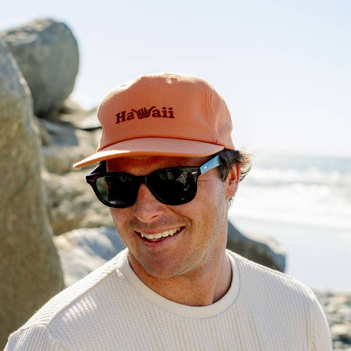Hang Loose - Venta al por mayor Gorra de béisbol - Unisex - Gorra de poliéster hawaiana, color mandarina9