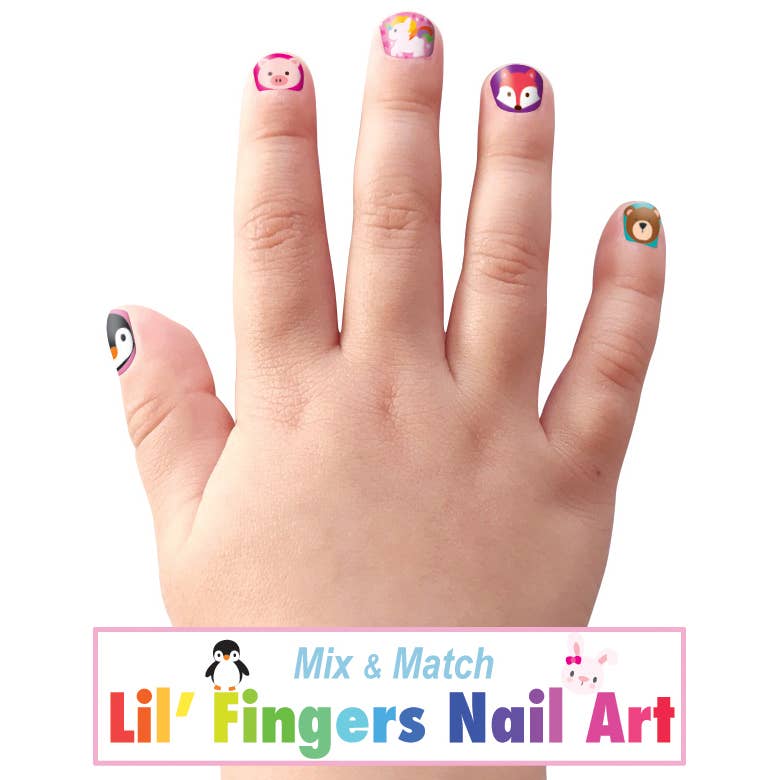 The Piggy Story – Großhandel Nailart/Nagelsticker – Lil' Fingers Nagelkunst Sparset mit Display8