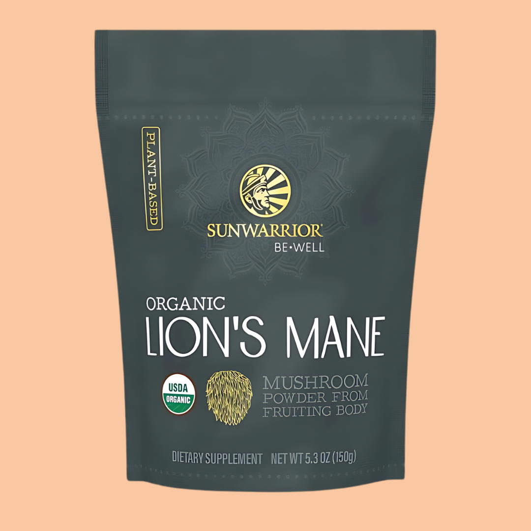 Sunwarrior - Wholesale Powdered Health Drink - Be Well Organic Lion's Mane Mushroom Powder Drink Mix10
