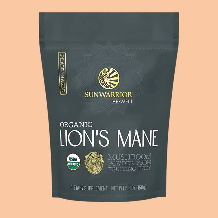Sunwarrior - Wholesale Powdered Health Drink - Be Well Organic Lion's Mane Mushroom Powder Drink Mix10