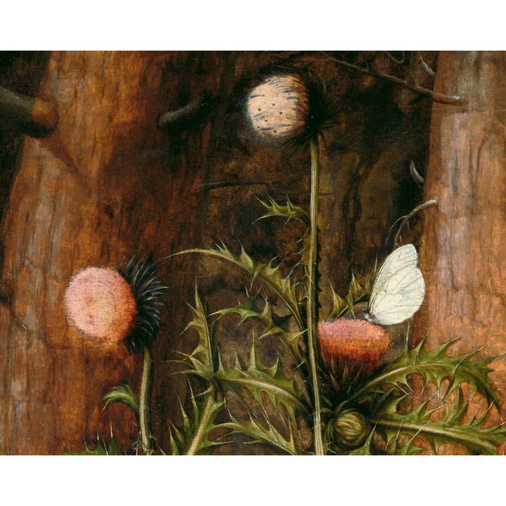 Rock Paper Scissors Wall Art - Wholesale Art Print - Woodland animal art | A Hare in the Forest | Enchanted forest | Vintage nature wall art | Rabbit, flowers, butterfly, bird, snail, lizard