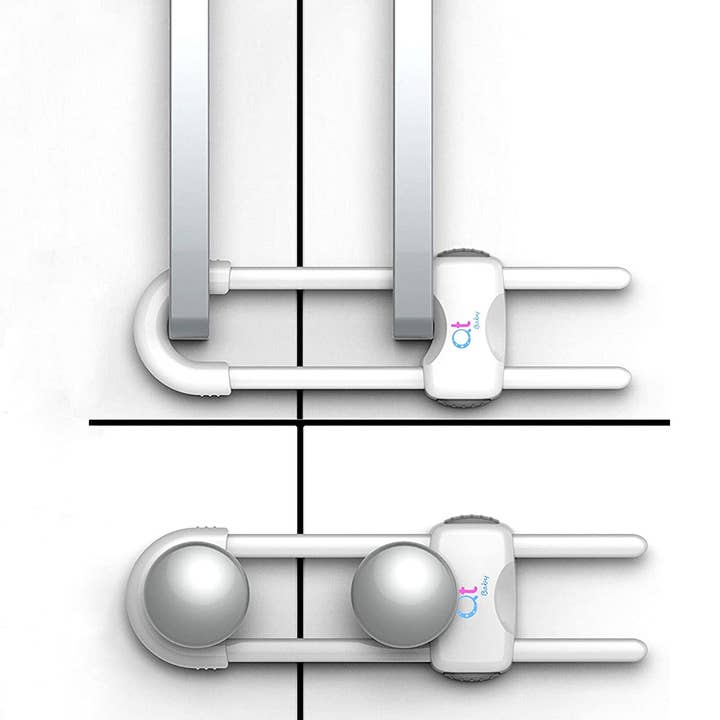 Verrous d'armoire de sécurité pour bébé QT BABY (lot de 4) pour la vente par QT BABY
