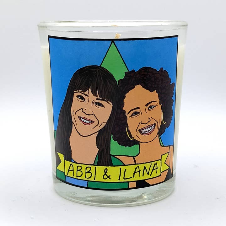Flaming Idols - Wholesale Votive Candle - Abbi & Ilana Broad City Glass Votive Candle0