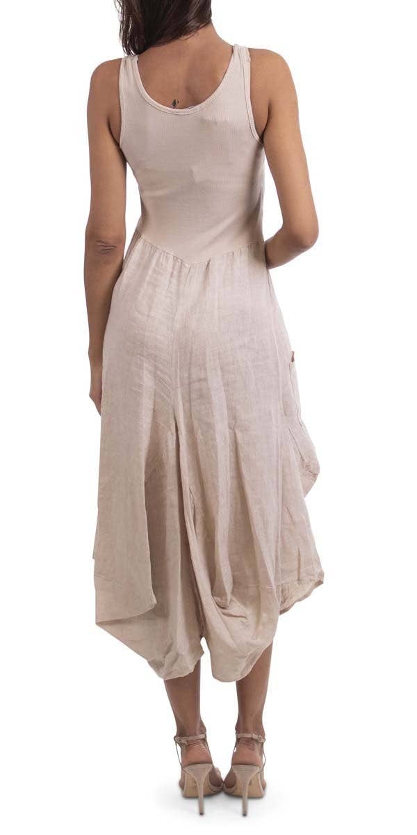 Gigi Moda - Wholesale Dress - Women's - Linen Sleeveless Dress1