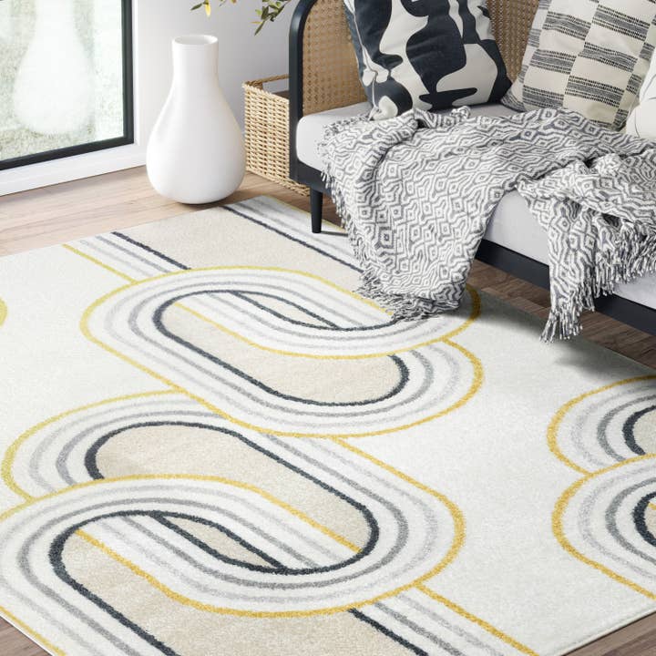 Abani Rugs - Wholesale Area Rug - Abani Rugs Deco Modern Links Area Rug5