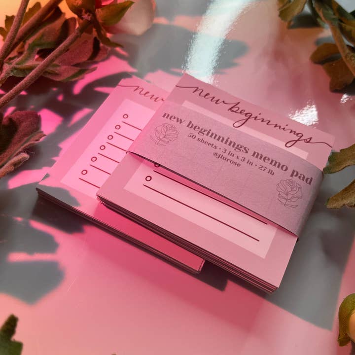 new beginnings memo pad for wholesale by jlurose