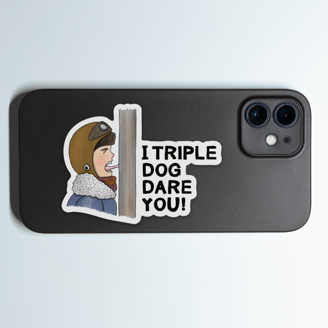 Kevin & Kaia - Wholesale Sticker - I Triple Dog Dare You - Sticker4