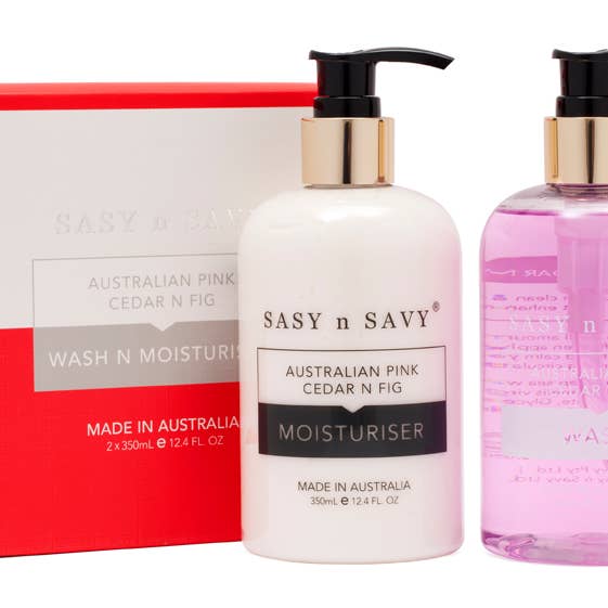 Fig N Cedar Wash N Moisturiser Twin Pack - 2 items for wholesale by Sasy n Savy Pty Ltd