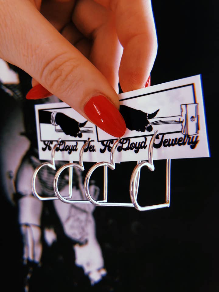 Heart Shaped Earrings (S) for wholesale by A Lloyd Jewelry