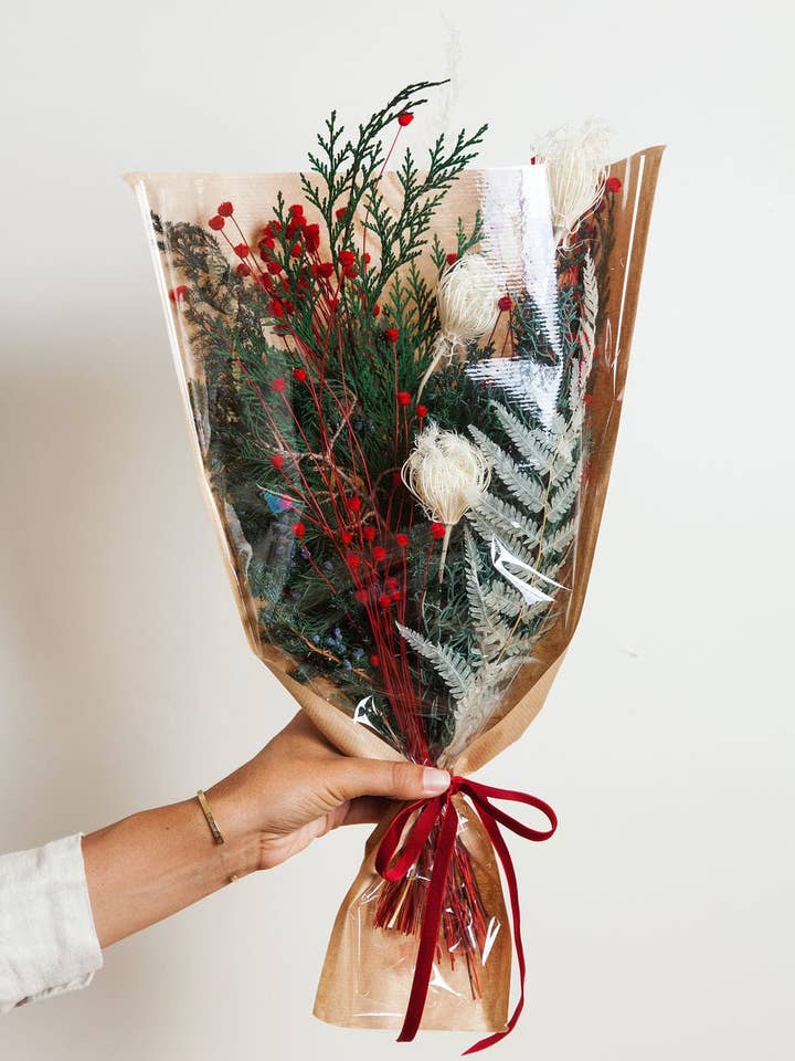 Christmas Market Bouquet for wholesale by Idlewild Floral Co.