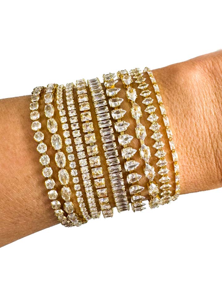 Semi Precious Pave Adjustable Bracelets and other Purchase Wholesale alex max. Free Returns & Net 60 Terms on Faire trending on Faire.