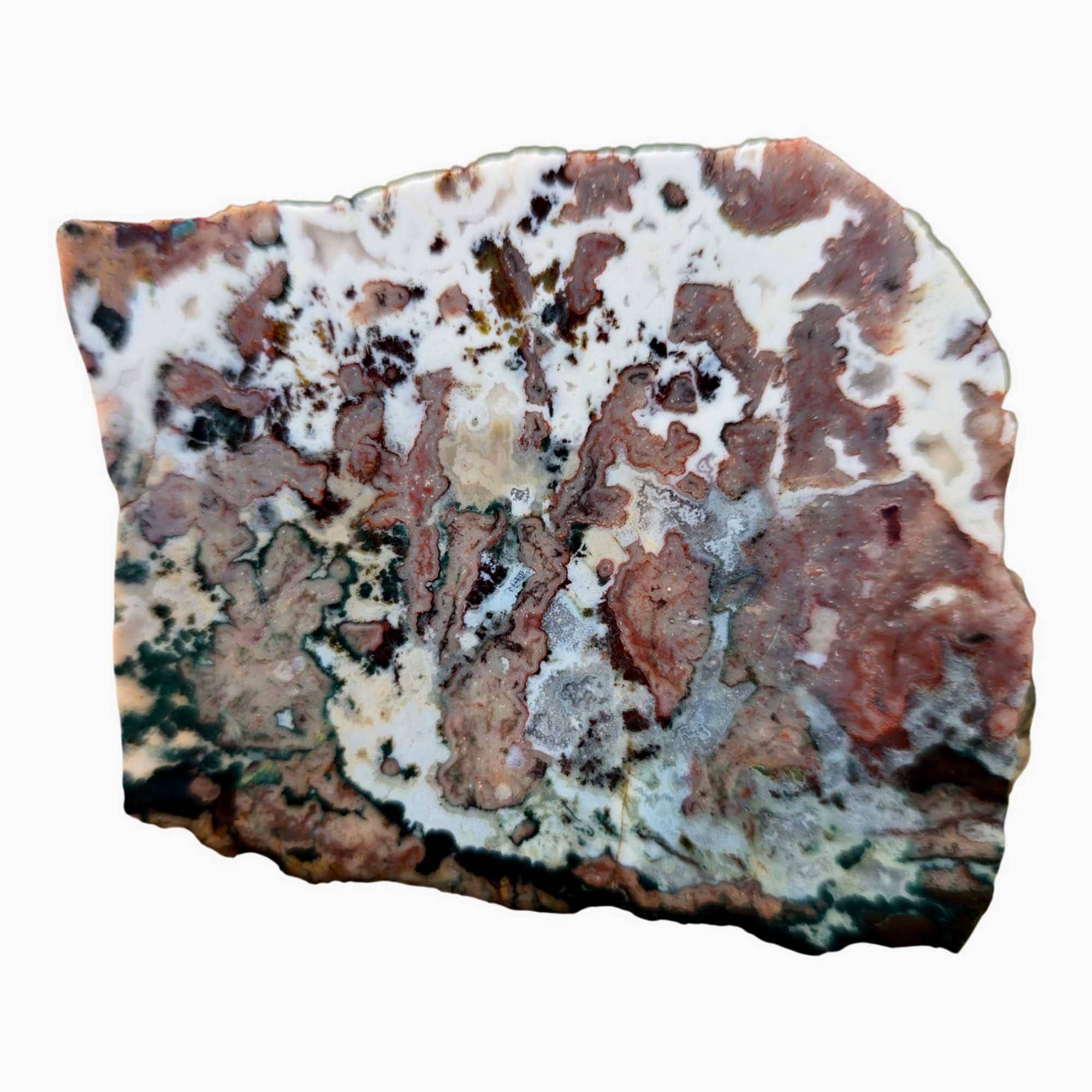 Lapidary Central - Wholesale Spiritual Stone/Crystal - Apple Valley Agate Slab - Purple Pseudomorphic - Sahara Desert0