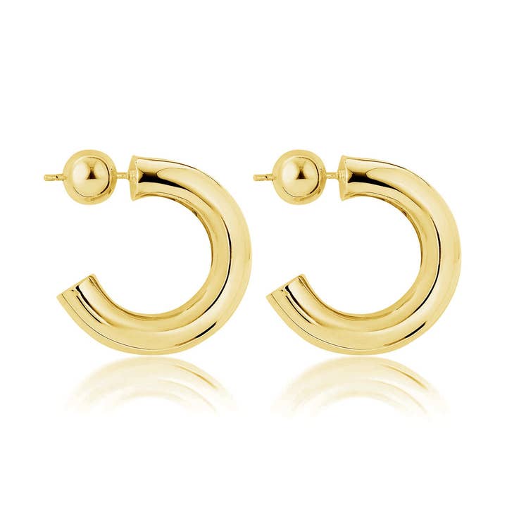 Tube Hoop Earrings for wholesale by Sophie Anna