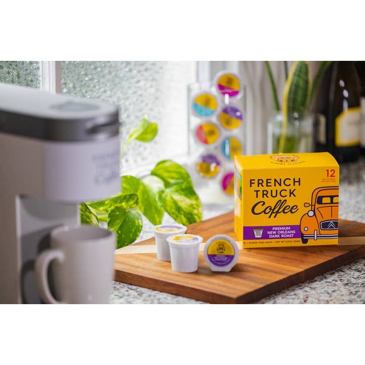 K-Pods Premium New Orleans Dark Roast for wholesale by French Truck Coffee