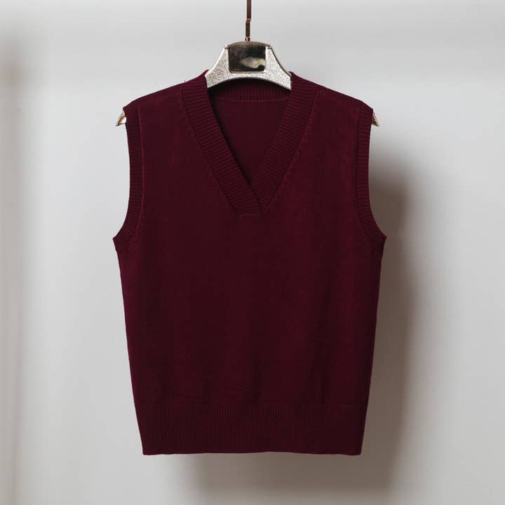 Hope & Sunshine - Wholesale Sweater Vest - Women's - Sleeveless Knit Vest9