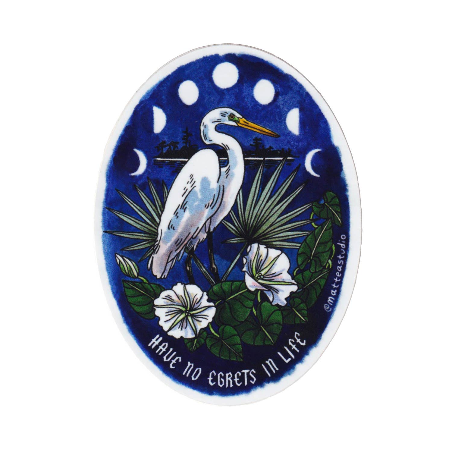 Mattea – wholesale Sticker – Have No Egrets In Life Sticker1