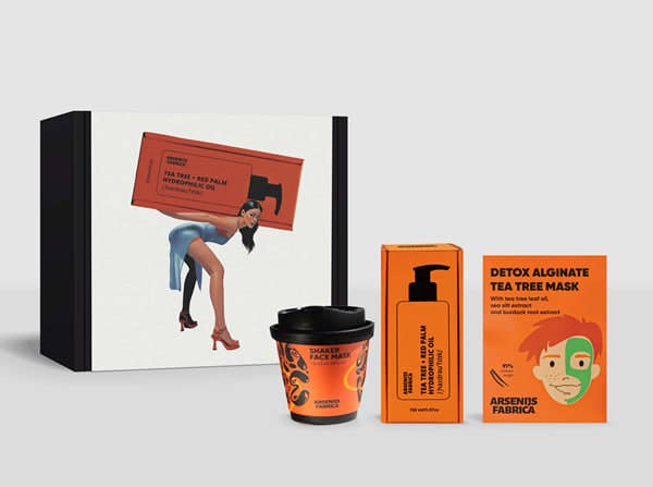 ARSENIJS FABRICA - Wholesale Facial Care Set/Kit - Gift Box “INTUITION”