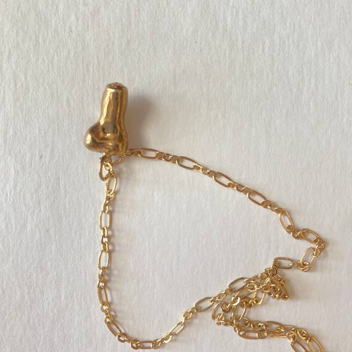 Gilty Boy - Vendita all'ingrosso Collana con ciondolo/pendaglio - Collana con ciondolo a forma di pene piccolo non tagliato