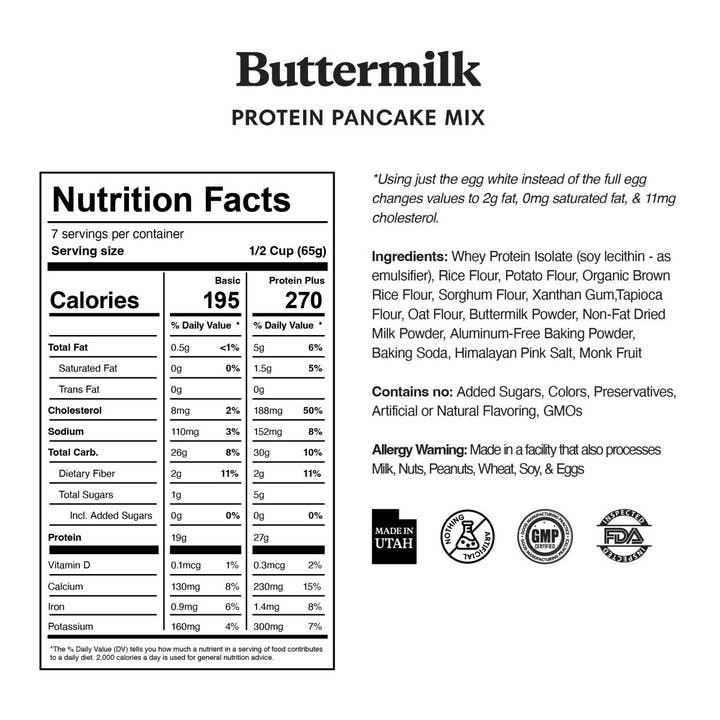 ProDough Protein Bakeshop - Wholesale Protein/Superfood Powder - Protein Pancake & Waffle Mixes1