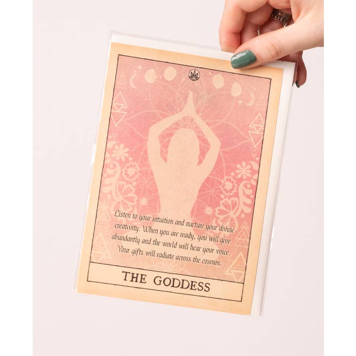Soul Flower - Wholesale Everyday Greeting Card - The Goddess Greeting Card - Blank Inside