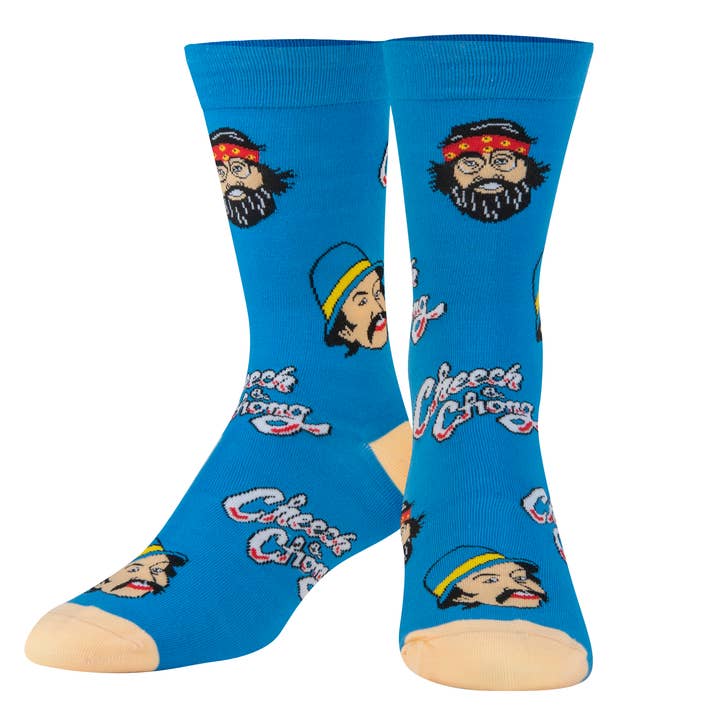 Crazy Socks - Crew Homme - Cheech & Chong pour la vente par Crazy Socks
