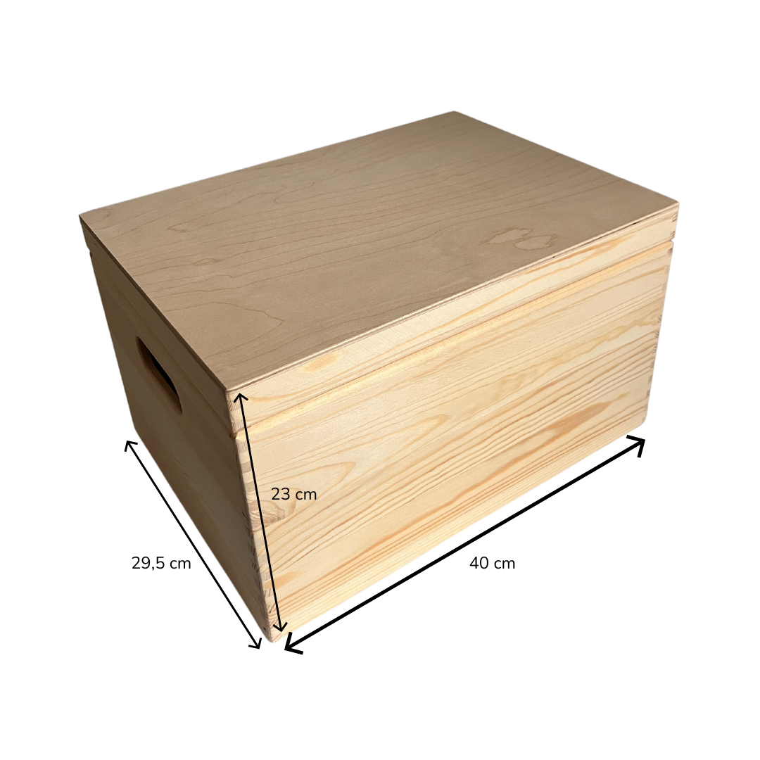 Kinderkoffertjes.nl - Wholesale Decorative Box - Wooden STORAGE BOX large high1
