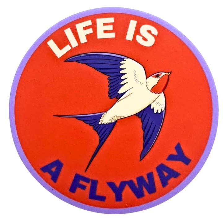Life Is A Flyway Sticker for wholesale by Birder Brain