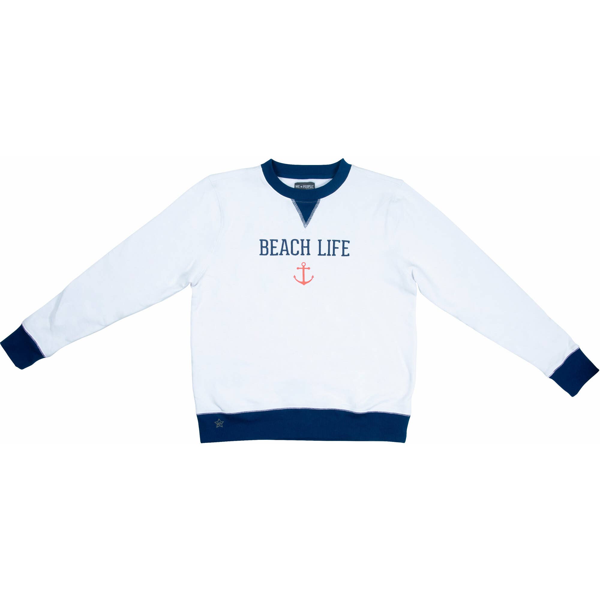 Pavilion - Wholesale Graphic Sweatshirt - Women's - Beach Life - L White Unisex Crewneck Sweatshirt5