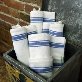 Aunt Martha's® 28x28 Flour Sack Tea Towels BULK Bundle of 50 for your store  - Faire