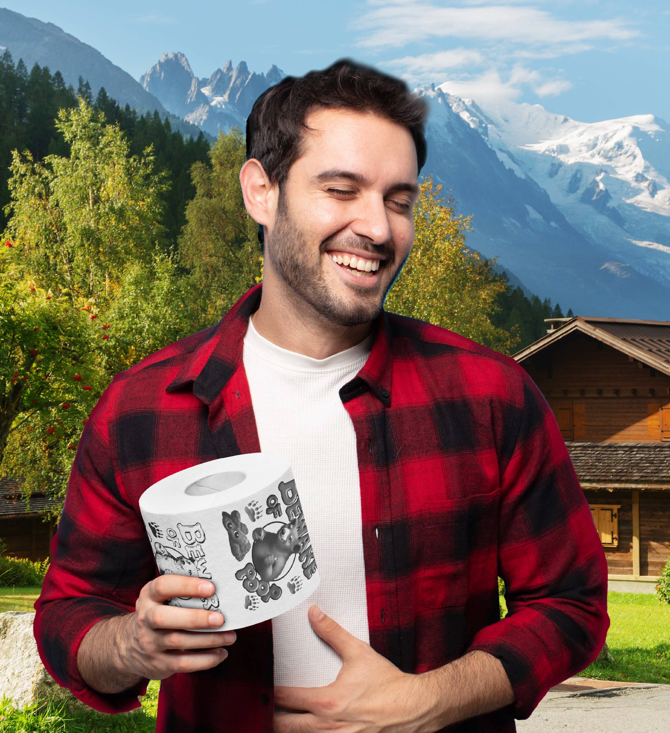 Cota Global - Wholesale Toilet Paper - PRINTED TP - BEWARE OF BEAR POOP5