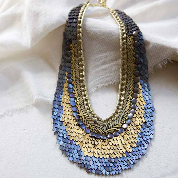 Cleopatra Multi Statement Necklace for wholesale by Studio Anai