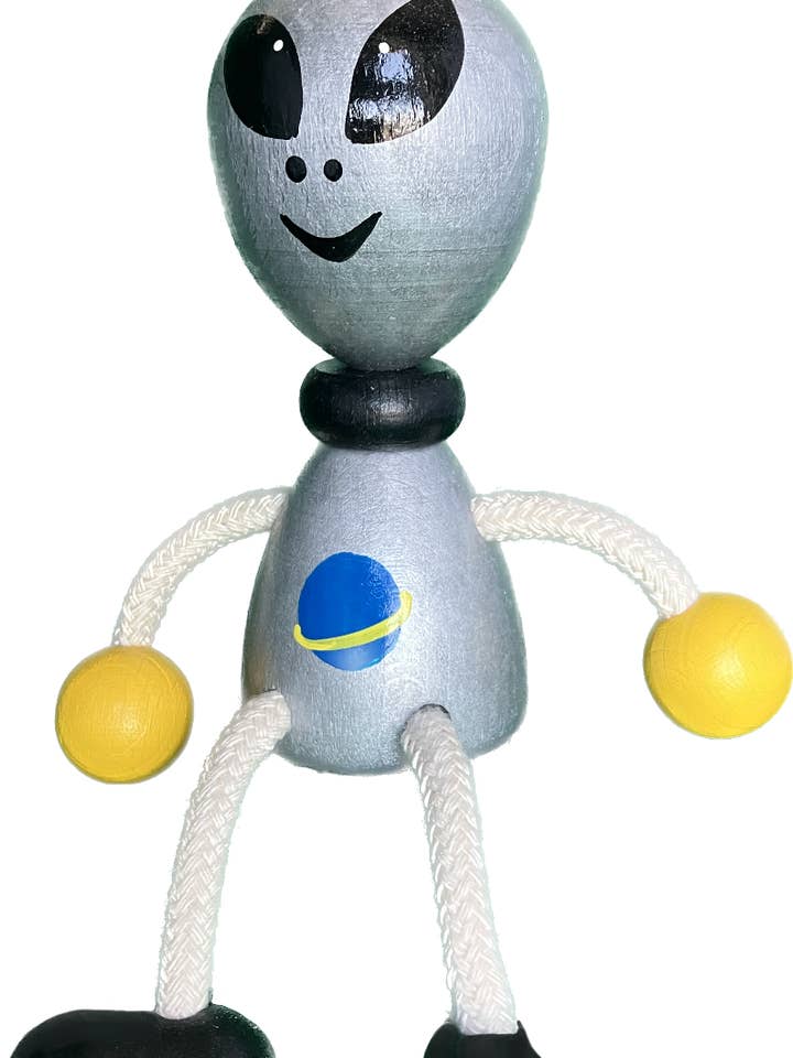 Wooden Magnet - UFO - Handcrafted for wholesale by Toywood