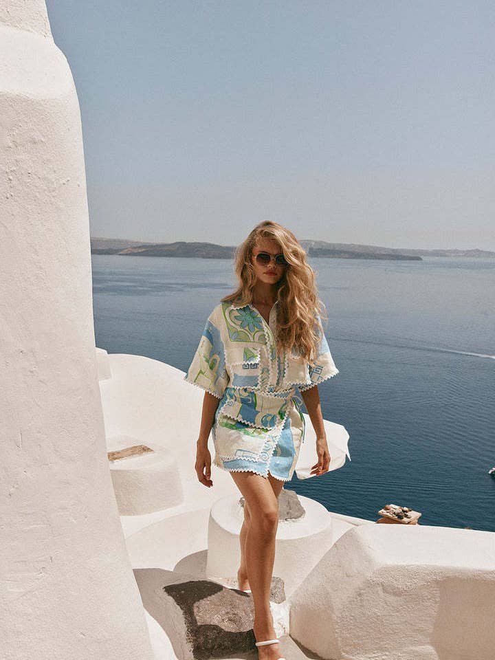 Pattern Boho Lace Print Fashion Set 2026 Global Style for wholesale on Faire11