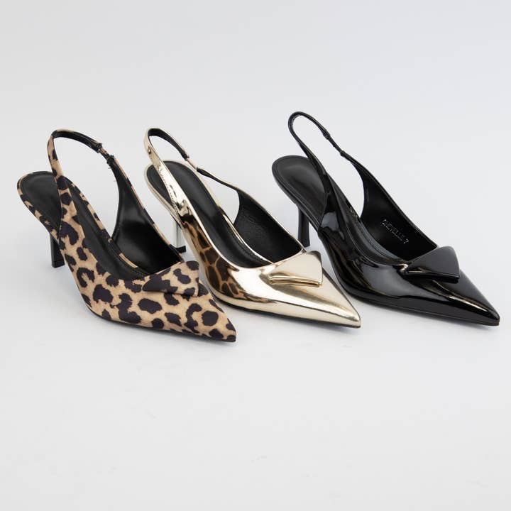 CHEVELLE POINTED-TOE SLINGBACK STRAP KITTEN HEELS and other Purchase wholesale pu fabric. Free returns & net 60 terms on Faire trending on Faire.