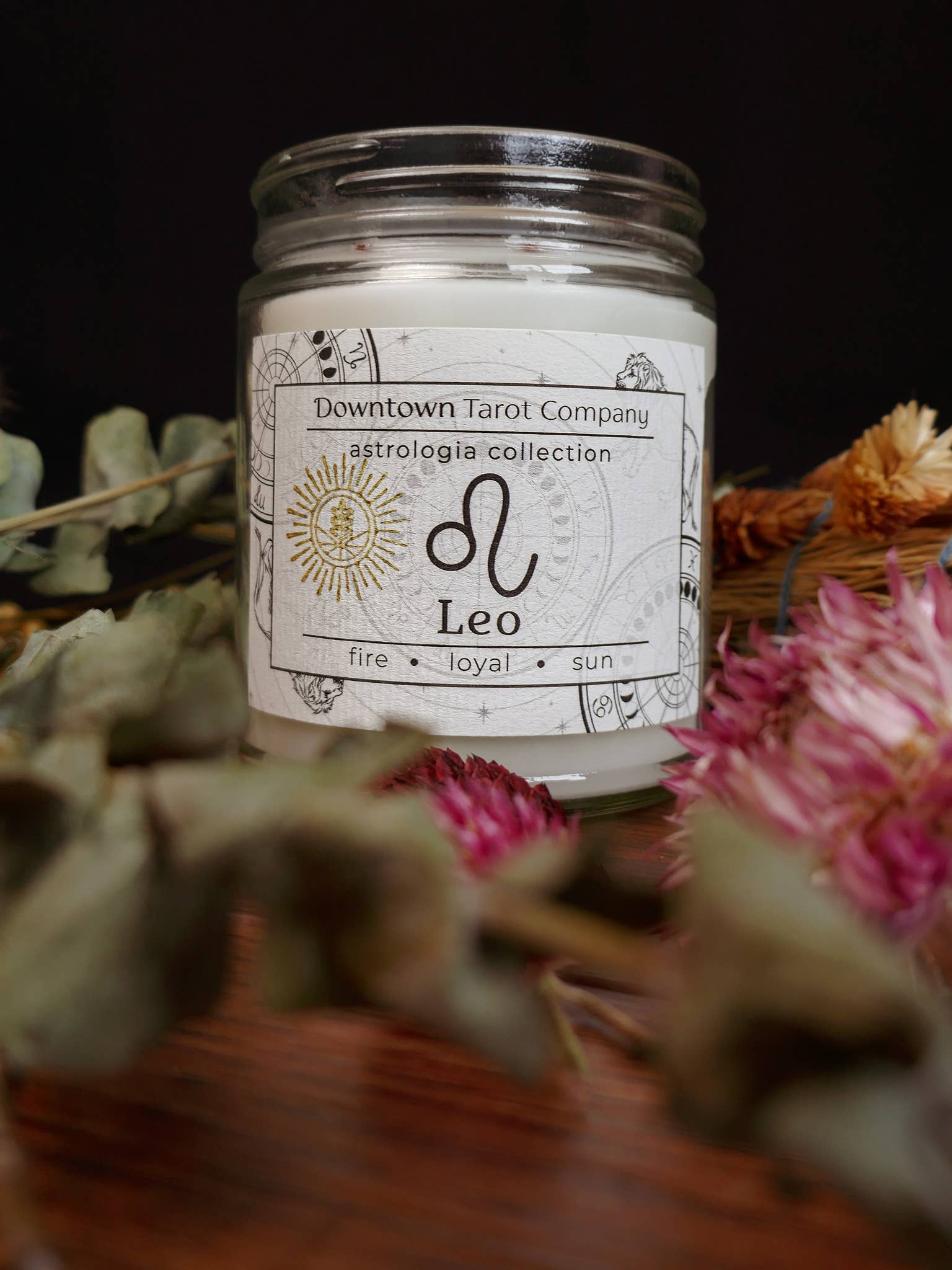 Downtown Tarot Company - Wholesale Jar/Filled Candle - Full Collection - Zodiac Candles (12 candles)1