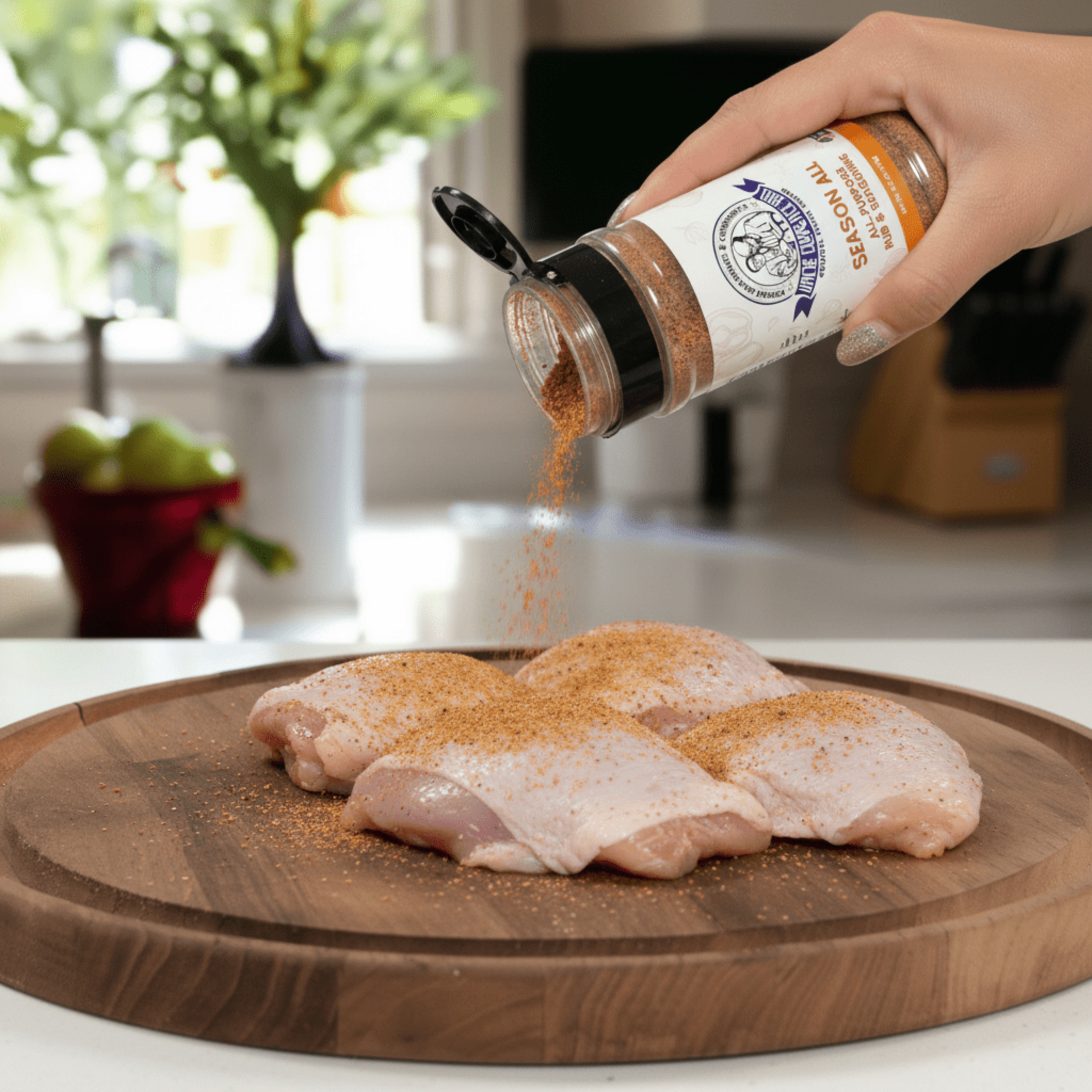 Uncle Clarence BBQ - Wholesale Dried Spice Mix - Season All – All-Purpose Rub & Seasoning (12 × 4.2 oz PET Bo5