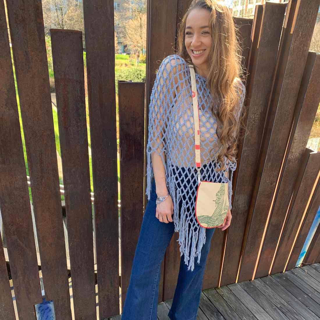 Malia Designs - Wholesale Crossbody Bag - Women's - Eco-Friendly Day Bag - Eco Conscious Handbag - Serpent3