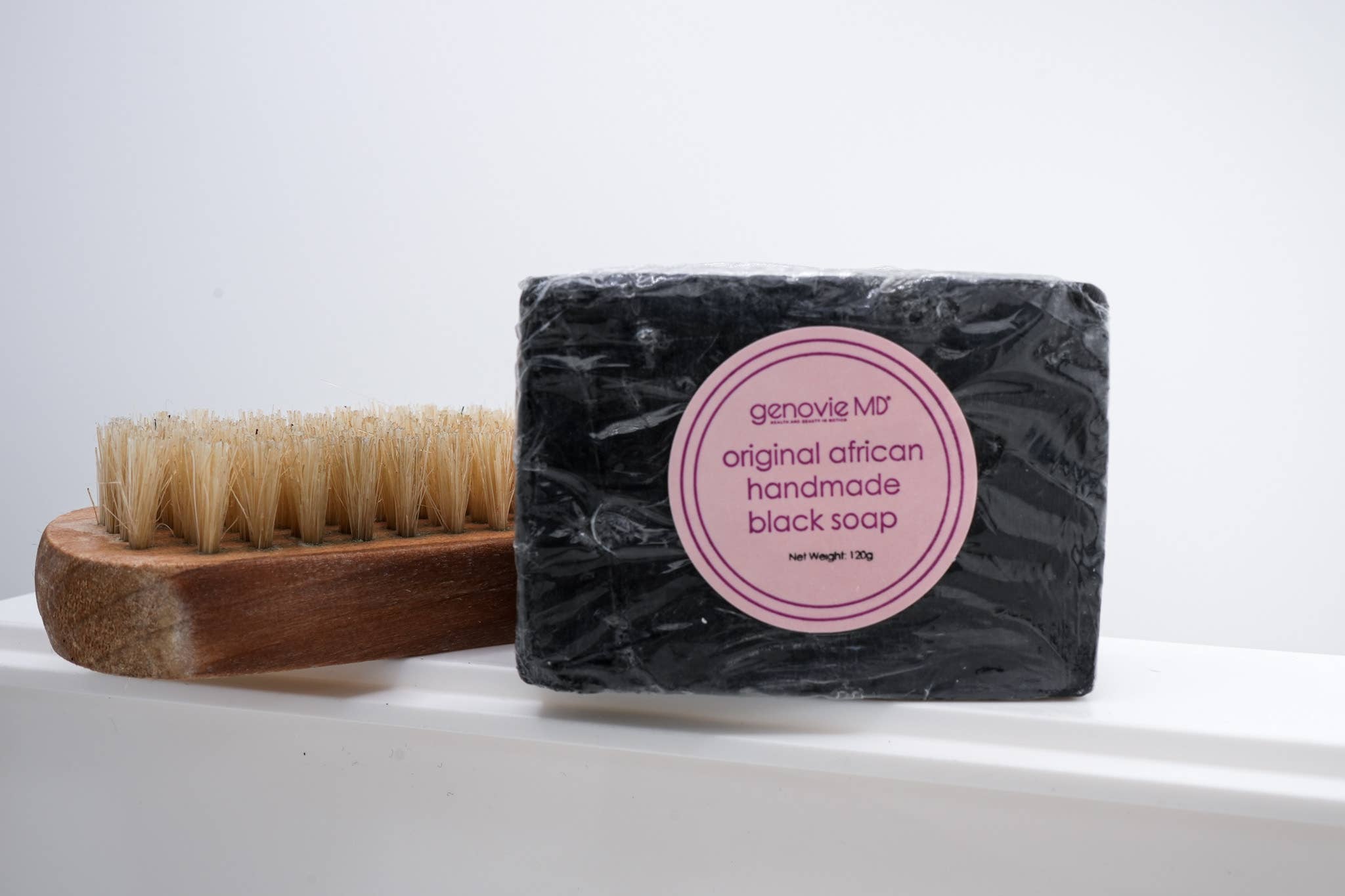 GenovieMD - Wholesale Bar Soap - Original African Black Soap, 120g/bar Reduce Dark Spots2
