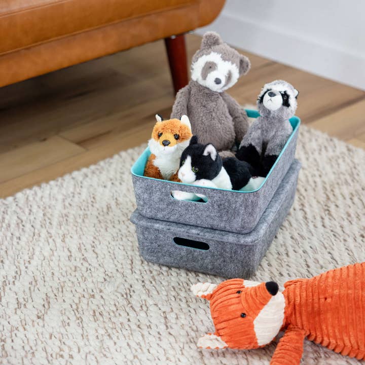 Three by Three Seattle - Wholesale Storage Bin - reSTAK recycled FELT storage medium short bin4