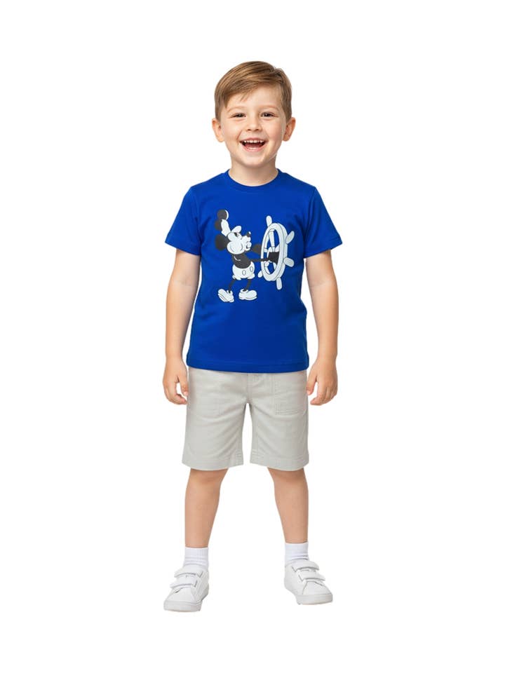 Unik - Wholesale Top & Short Set - Kids - Boys Mouse Short Set 2 piece cartoon anime 12M-24M4