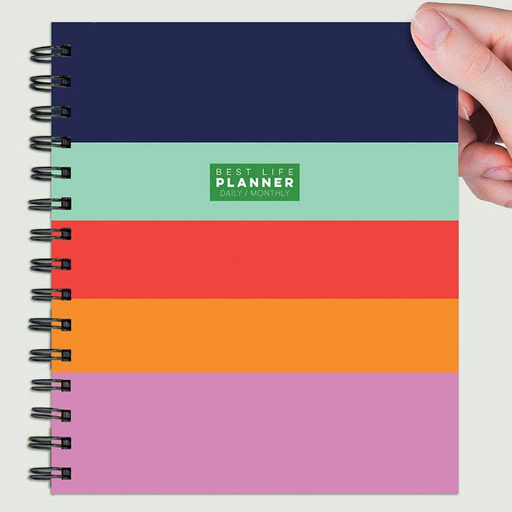 TF Publishing - Paper Goods - Wholesale Planner - Daily Monthly Best Life Luxe Undated Planner