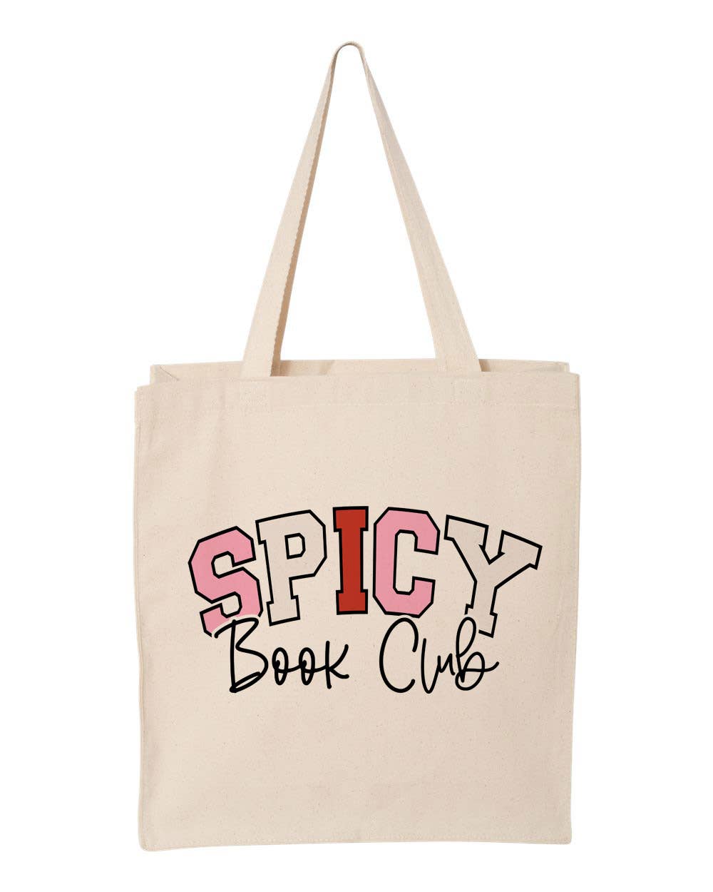 DaisyChainDesignCo – Sacola - Mulher por atacado – Saco de Lona do Clube de Leitura Picante1