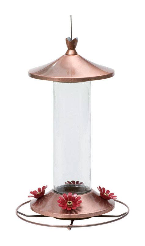 Everyday Supply Co - Wholesale Bird Feeder - Perky-Pet 12oz Copper/Glass Hummingbird Feeder, 4 Ports, 2pk0