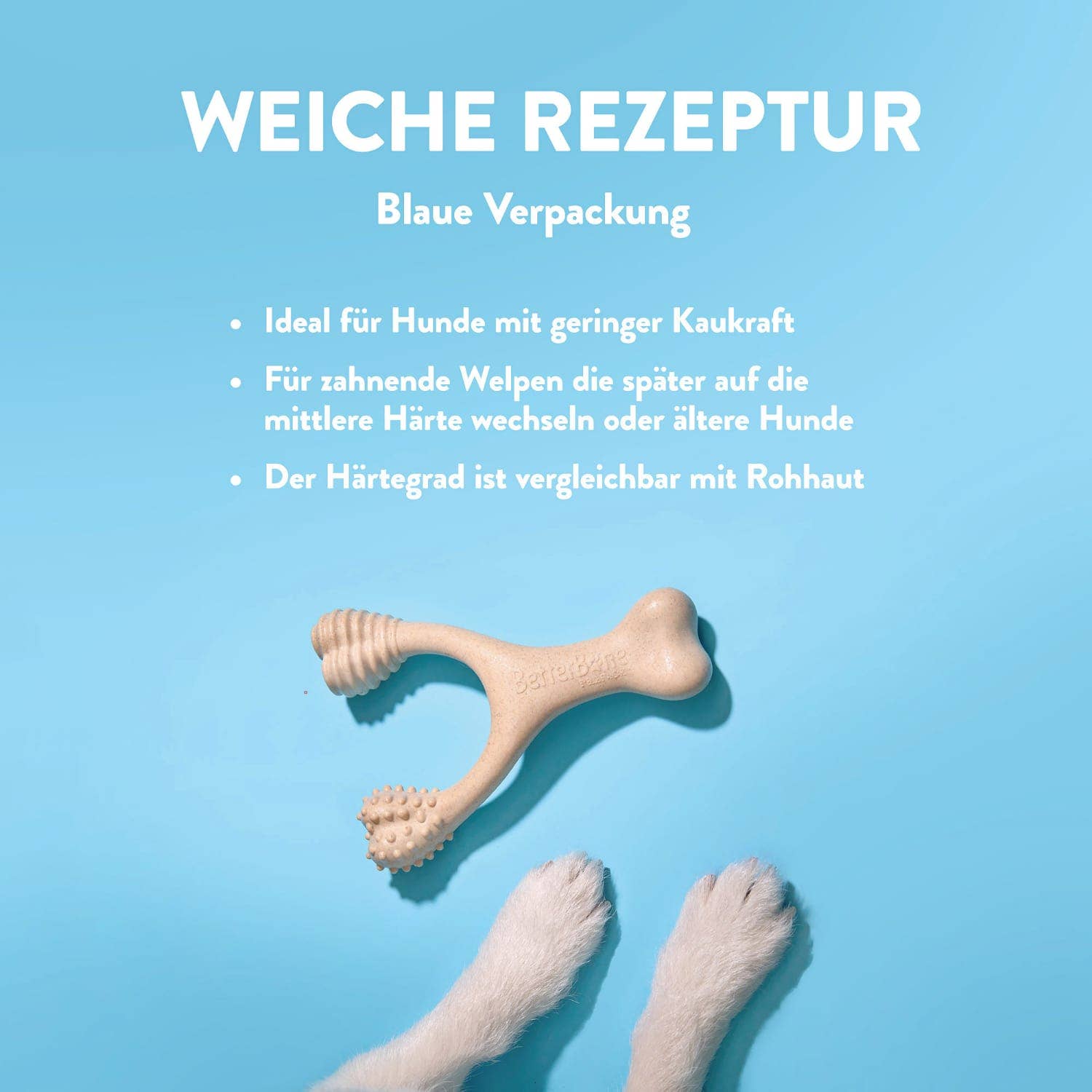 BetterBone - Venta al por mayor Juguete para morder - Perros - DACH - Soltero: BetterBone / Pequeño / Suave / Ternera (SSB)3