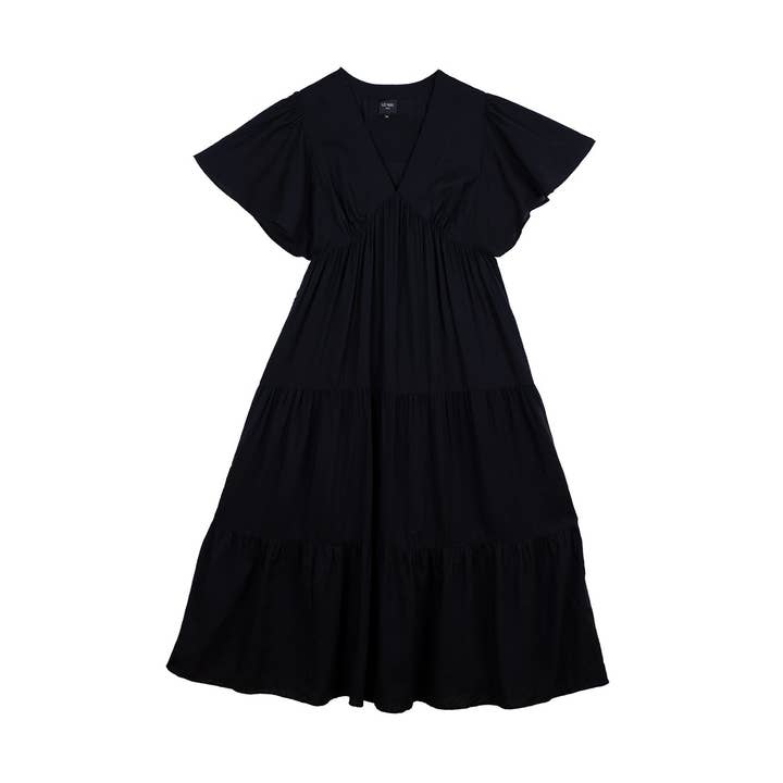 Hanna Zwarte Jurk voor wholesale door Lo Neel