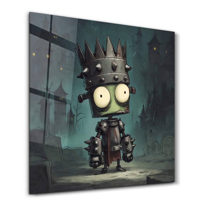 Knight of the Forgotten Tower | Glass Wall Art and other Purchase Wholesale tol en schilder. Free Returns & Net 60 Terms on Faire trending on Faire.