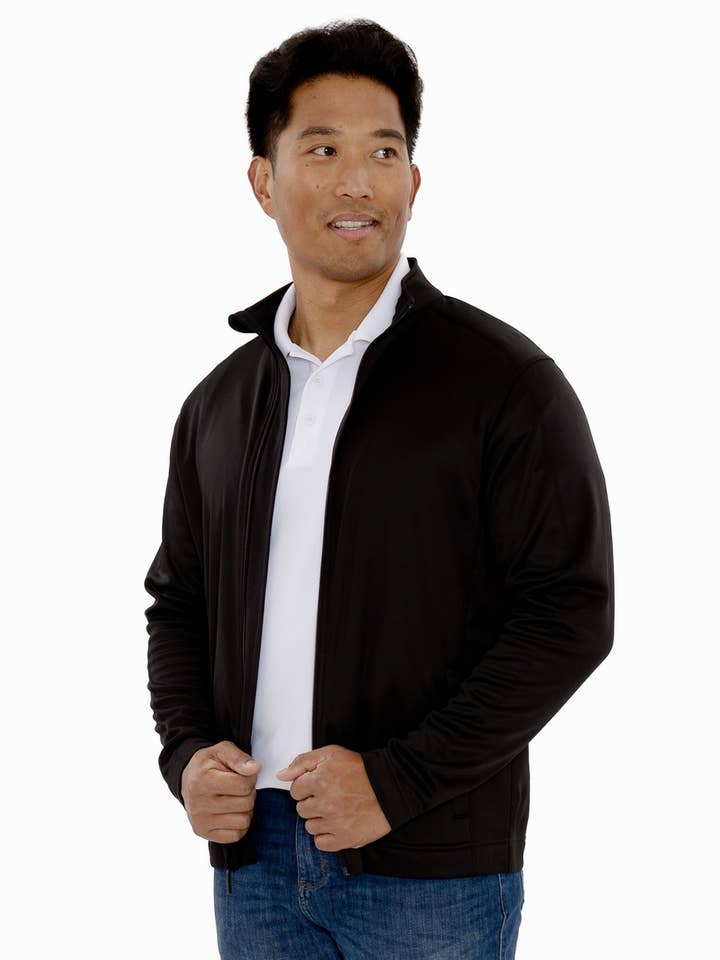 Manteau En Molleton A Glissiere Complete CHᴹᶜ Essential pour la vente par SanMar Canada